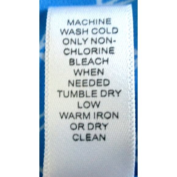 Banana Republic Women's Blue Cap Sleeve Open Back Lightweight Shirt Size 8 - Picture 10 of 10